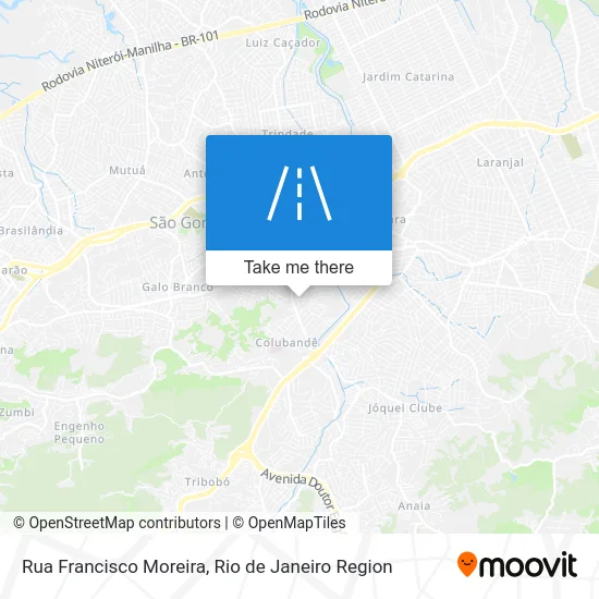 Rua Francisco Moreira map