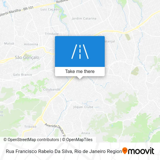 Rua Francisco Rabelo Da Silva map