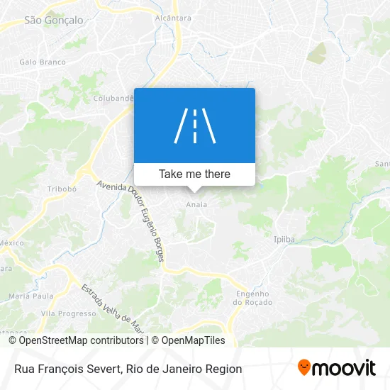 Rua François Severt map