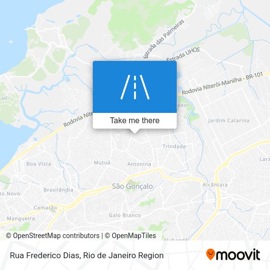 Rua Frederico Dias map