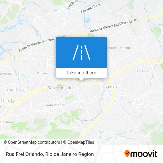 Rua Frei Orlando map