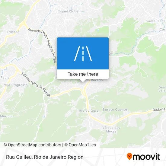 Rua Galileu map