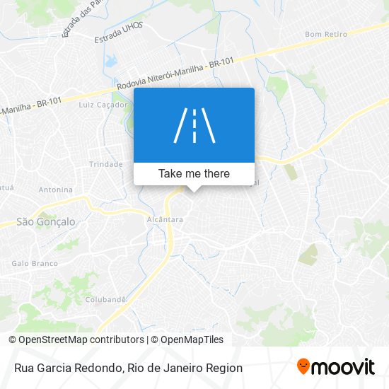 Mapa Rua Garcia Redondo