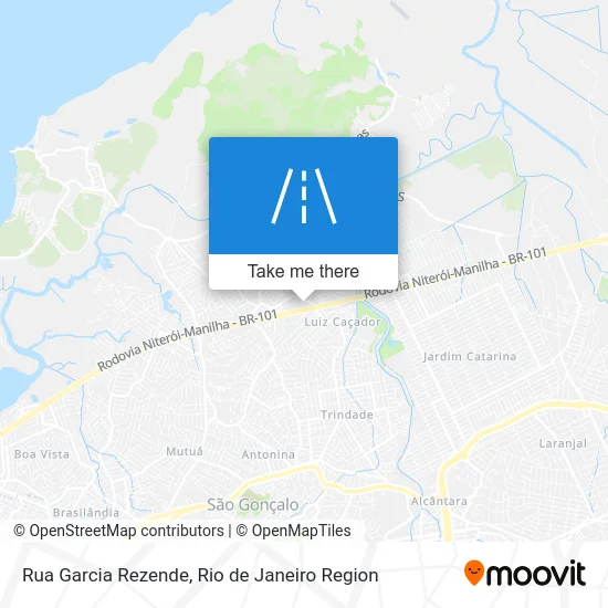 Rua Garcia Rezende map