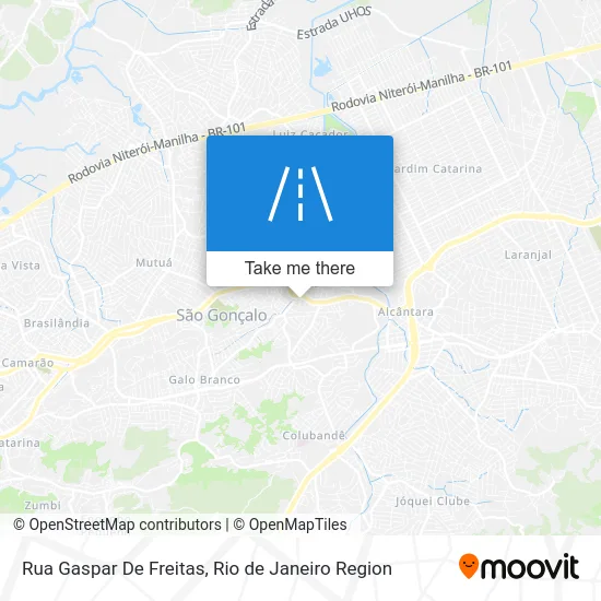Rua Gaspar De Freitas map