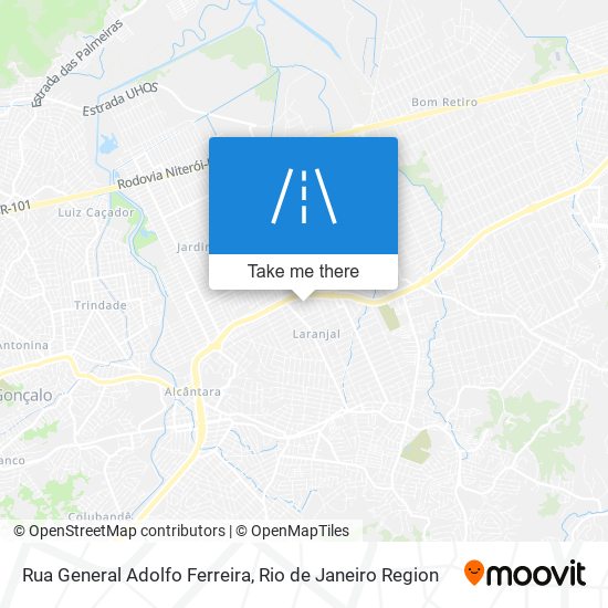 Rua General Adolfo Ferreira map