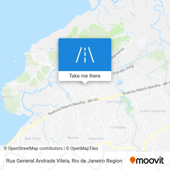 Rua General Andrade Vilela map