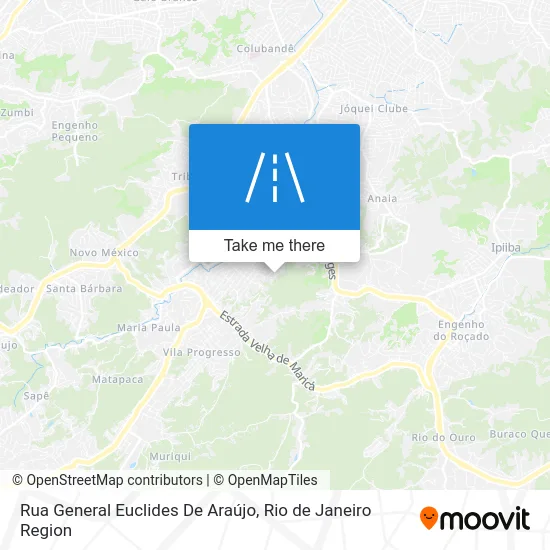 Rua General Euclides De Araújo map