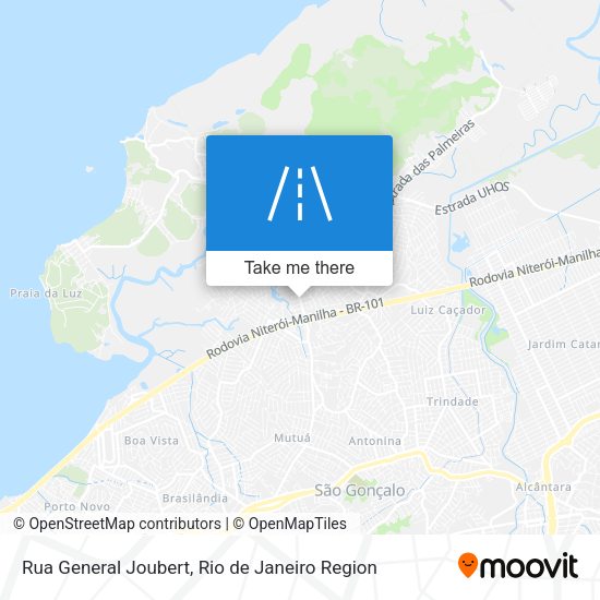 Rua General Joubert map