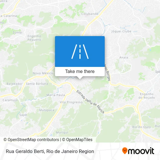 Rua Geraldo Berti map