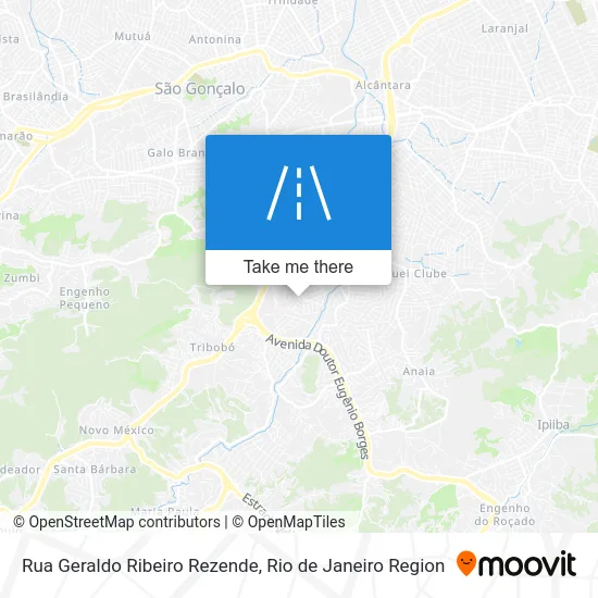 Rua Geraldo Ribeiro Rezende map