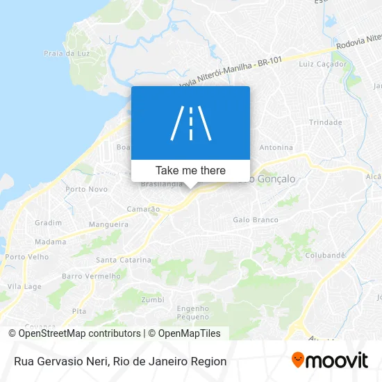 Rua Gervasio Neri map