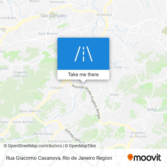 Rua Giacomo Casanova map