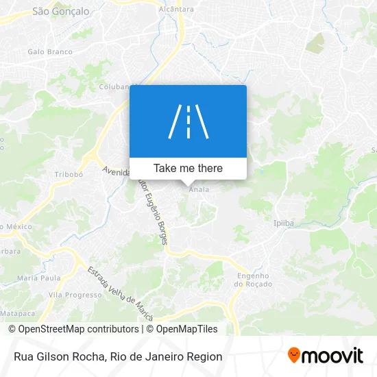 Rua Gilson Rocha map