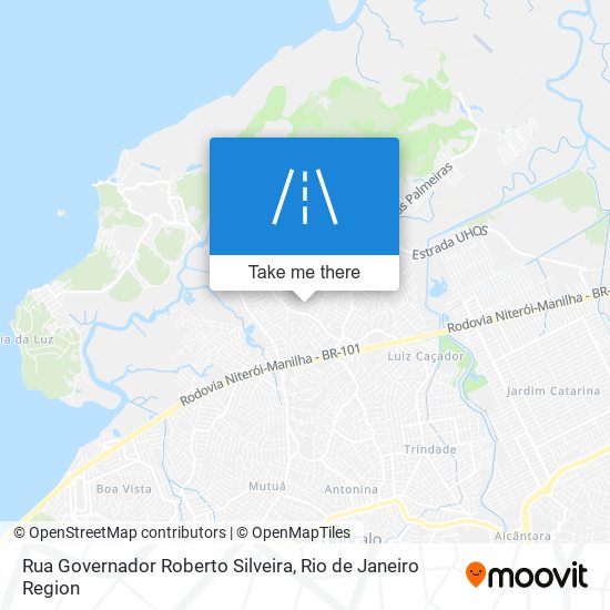 Mapa Rua Governador Roberto Silveira