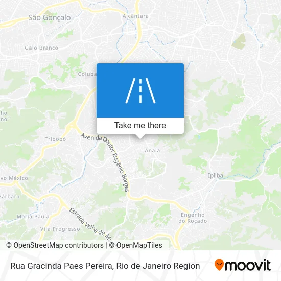 Rua Gracinda Paes Pereira map