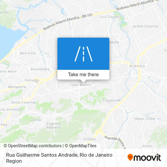 Rua Guilherme Santos Andrade map