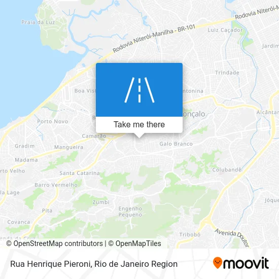 Rua Henrique Pieroni map