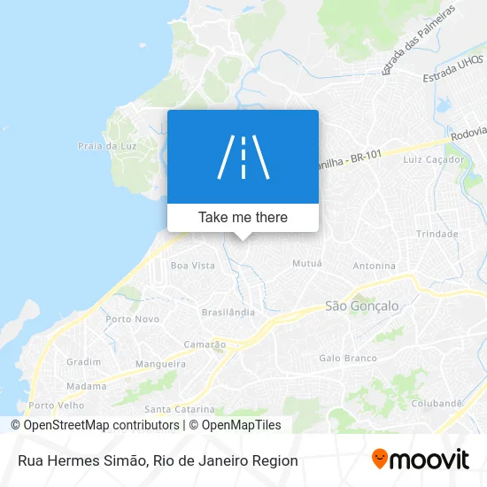 Rua Hermes Simão map