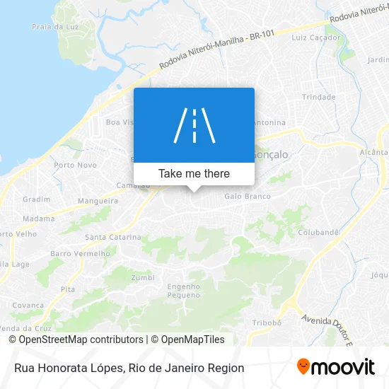 Rua Honorata Lópes map