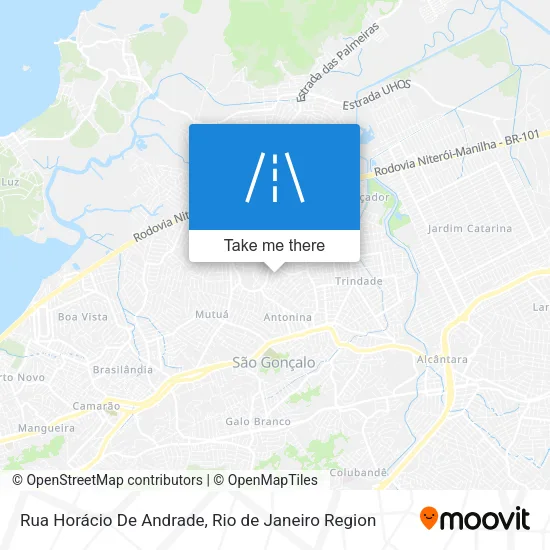Rua Horácio De Andrade map