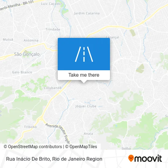 Rua Inácio De Brito map