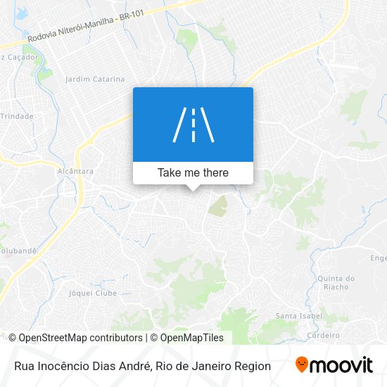 Rua Inocêncio Dias André map