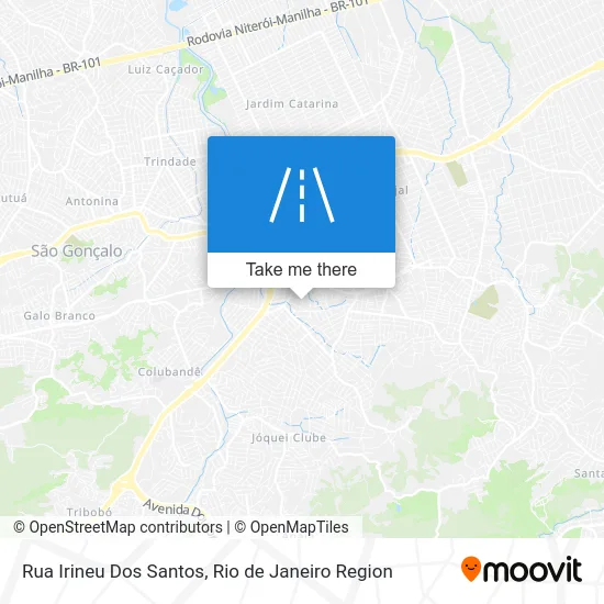 Rua Irineu Dos Santos map