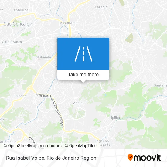 Rua Isabel Volpe map