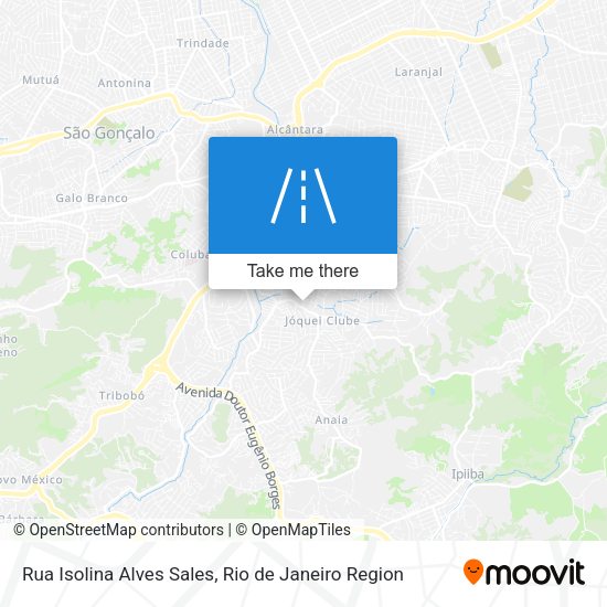 Rua Isolina Alves Sales map