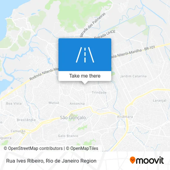 Rua Ives Ribeiro map