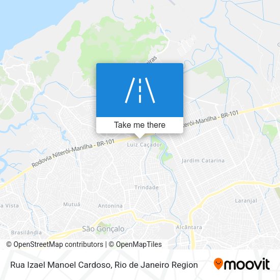 Rua Izael Manoel Cardoso map