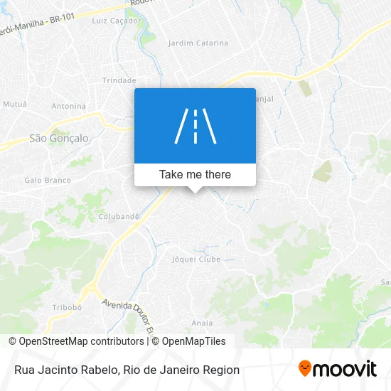 Rua Jacinto Rabelo map