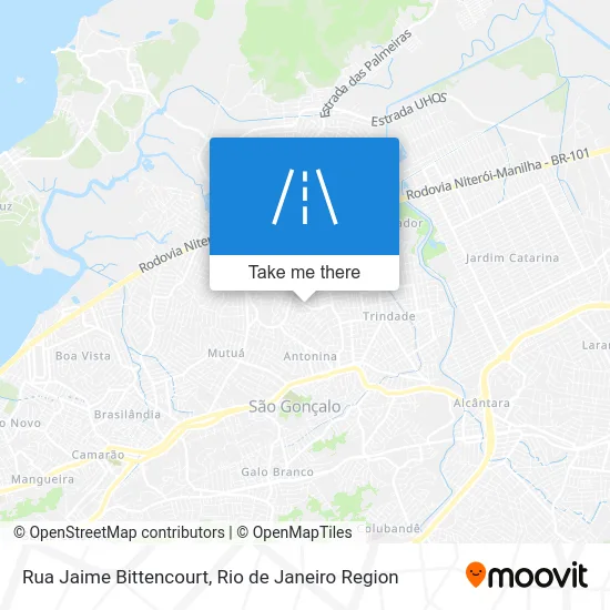 Rua Jaime Bittencourt map