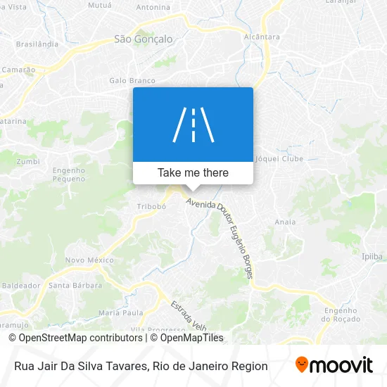 Rua Jair Da Silva Tavares map