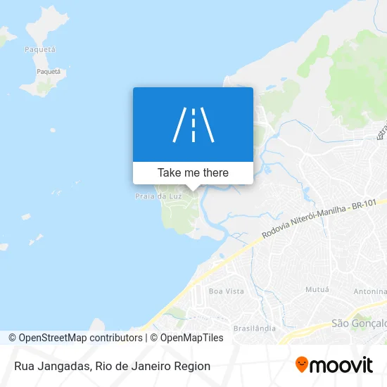 Rua Jangadas map