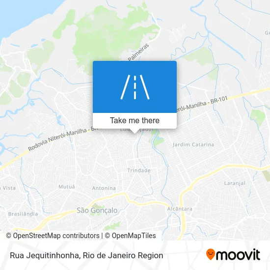 Rua Jequitinhonha map