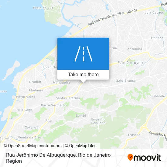 Rua Jerônimo De Albuquerque map