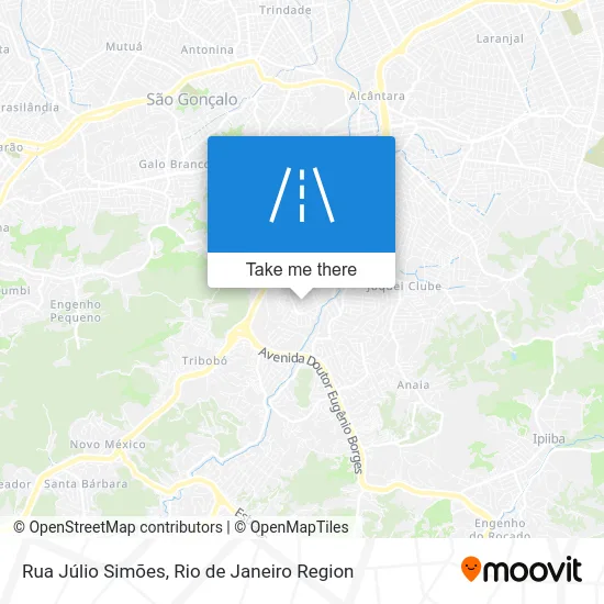 Rua Júlio Simões map