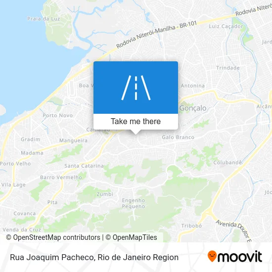Rua Joaquim Pacheco map