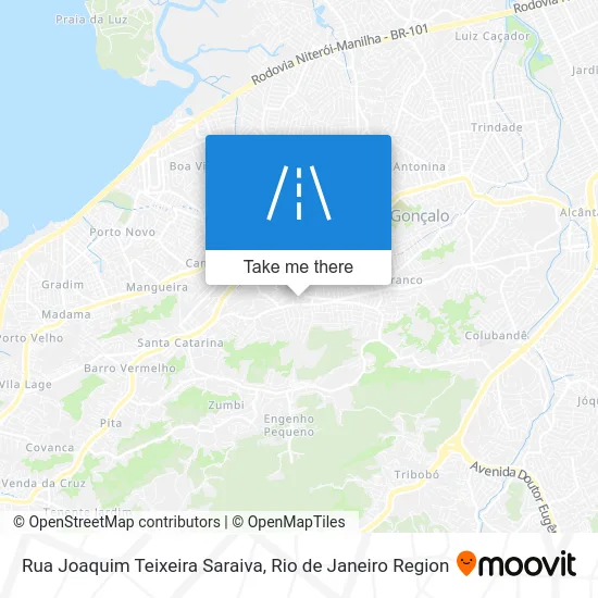 Rua Joaquim Teixeira Saraiva map