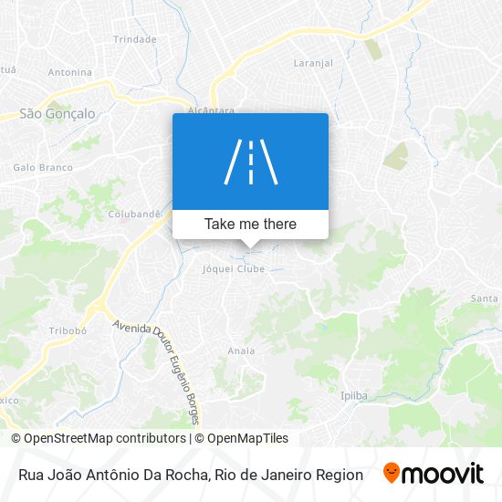 Rua João Antônio Da Rocha map