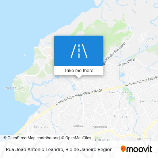Rua João Antônio Leandro map