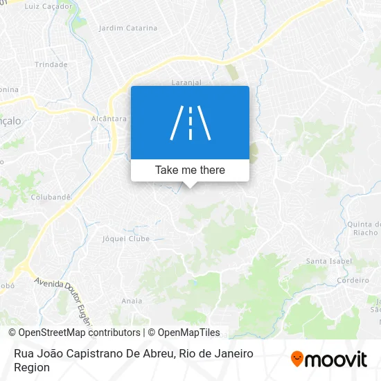 Rua João Capistrano De Abreu map