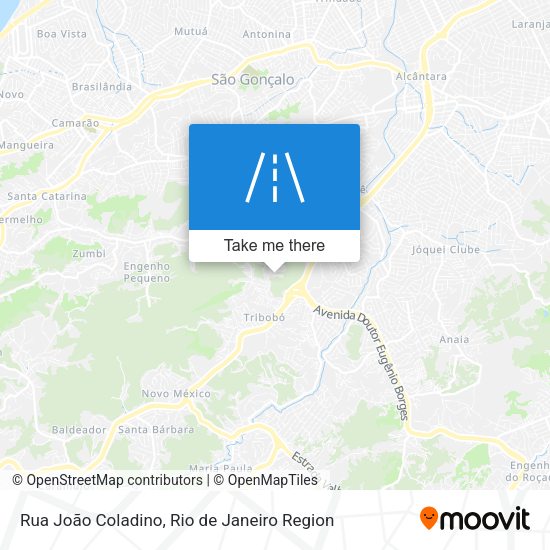 Rua João Coladino map