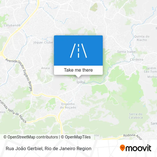 Rua João Gerbiel map