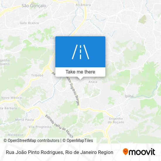 Rua João Pinto Rodrigues map