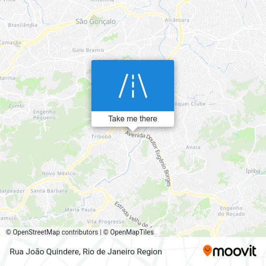 Rua João Quindere map