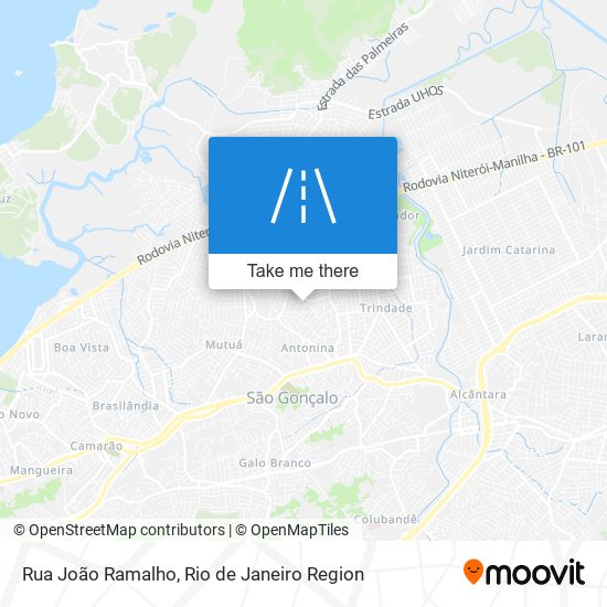 Rua João Ramalho map