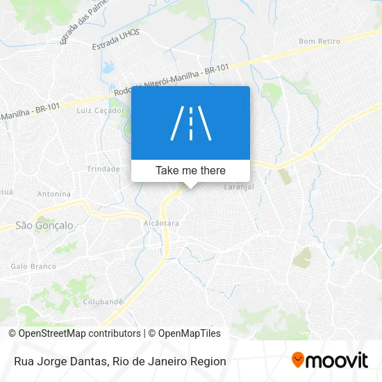 Rua Jorge Dantas map